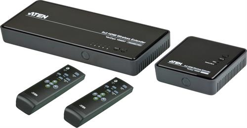 ATEN Langaton HDMI-jatke, 5 - 2, IR, Kaukosäädin, Musta