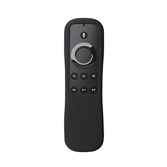 Svart TV-fjärrkontrollskydd för Amazon Alexa Voice Fire TV-fjärrkontroll Nyaste andra generationen