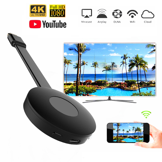 Wireless Display Dongle WIFI Portable Display Receiver 1080P HDMI Miracast Dongle for iOS iPhone iPad/Mac/Android Smartphones