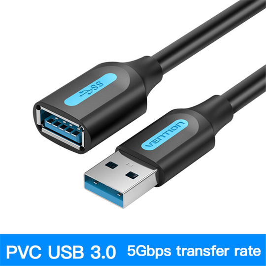 Vention USB 3.0 förlängningskabel USB 3.0 förlängningskabel för hane till hona för PC Smart TV för PS4 SSD