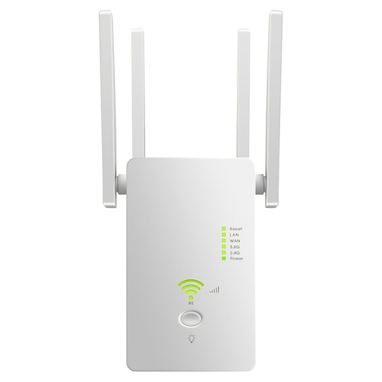 1200M Dual Band Wireless AP Repeater 2.4GHz 5.8GHz Router Range Extender WiFi Förstärkare Signal Extend WiFi Booster