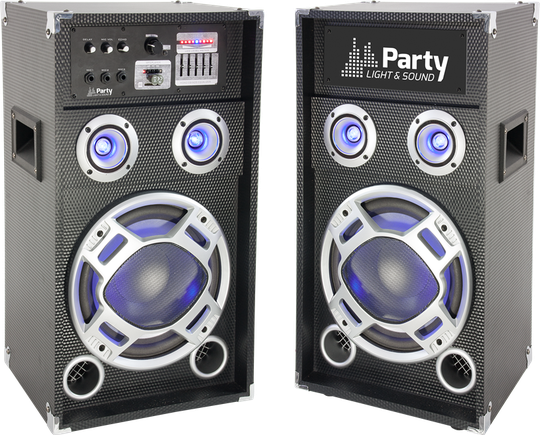 Aktiivinen karaokekaiutinsarja (400 wattia) - Party light & sound