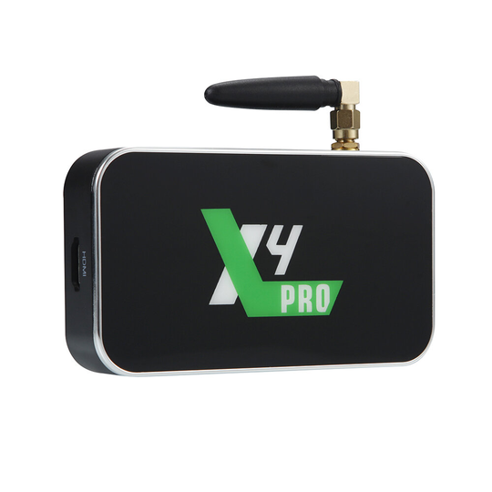 Ugoos X4Q Pro Smart TV Box Android 11.0 4G+32GB TV BOX Amlogic S905X4 2.4G/5GHz Dual Band WiFi BT5.1 4K 1000M Set Top Bo