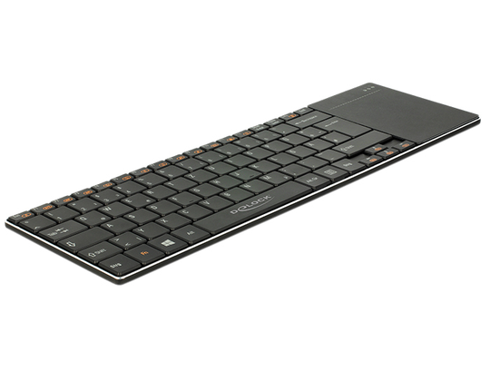 Delock Wireless Keyboard For Smart TV And Windows PC With Touchpad 6mm