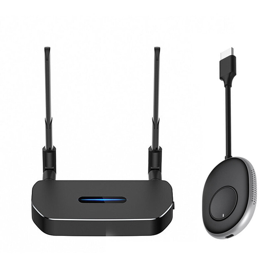 2,4G/5G trådlös HDMI-videoskärmdongel 4K 3D-sändaremottagare 50m sändningsförlängare med dubbla antenn för PS4 PC TV Mon