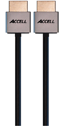 ACCELL ProULTRA Thin, HDMI-kaapeli, 1.4, Ur-ur, 4K, 3D, 1m, Musta