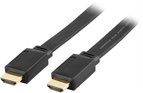 DELTACO HDMI-kaapeli, V1.4+Ethernet, 19-pin Ur-ur, 1080p, Litt,mu,1,5m