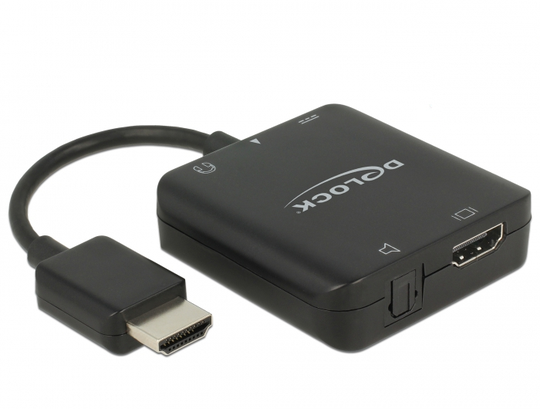 Delock HDMI Audio Extractor 4K 60 Hz Compact