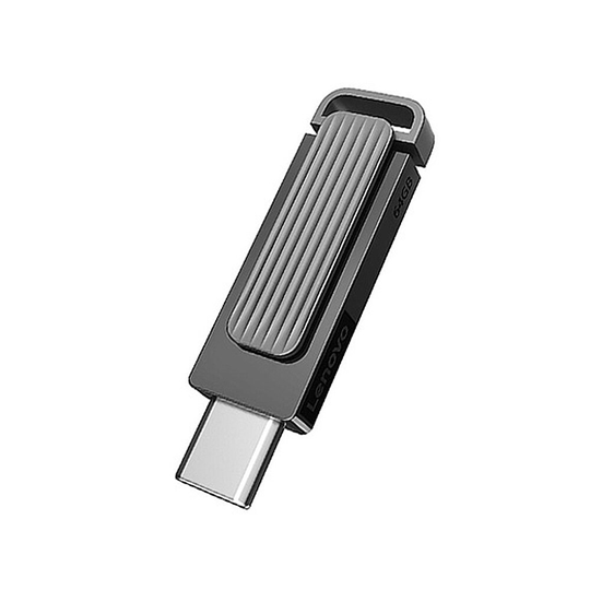 Lenovo X3C Max Type-C&USB3.0 Flash Drive Dual Metal Interface 32GB 64GB 128GB Höghastighetsdataöverföring Bärbart minne