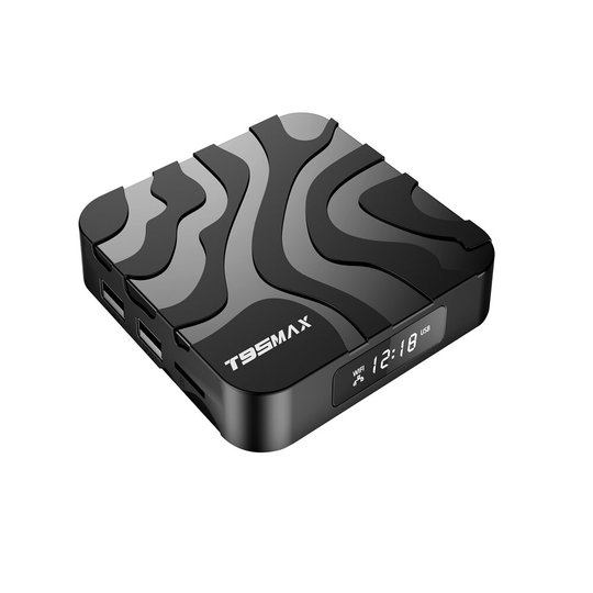 T95MAX H618 Smart TV Box Android 12 1G+8GB 2.4G/5G WiFi BT4.0 Media Player 4K UHD 6K Avkodning HDR10 Stöd TF-kort Set To
