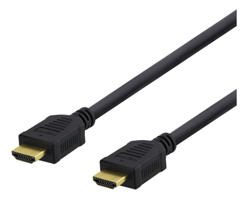 DELTACO High-Speed Premium HDMI-kaapeli, 1,5m, Ethernet, 4K UHD, Musta