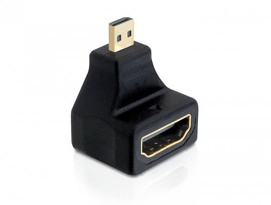 DeLOCK HDMI High Speed With Ethernet Sovitin, Micro HDMI U - HDMI N
