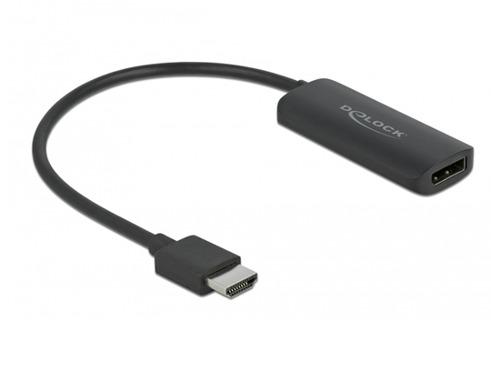Delock Adapter HDMI-A Male To DisplayPort Female 4K 60 Hz