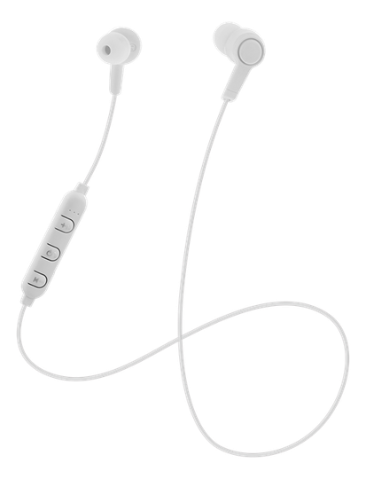 STREETZ In-ear BT Headphones With Microphone And Control Buttons, Whit