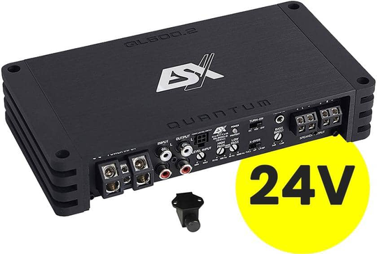 ESX Audio Quantum QL600.2 2-kanavainen vahvistin, 24V