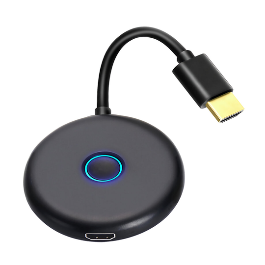 WECAST EC-E89B Wired + Wireless Display Donge 2.4G / 5GHz Dual Band WIFI 1080P Full HD 4K Screen Projection Miracast Cas