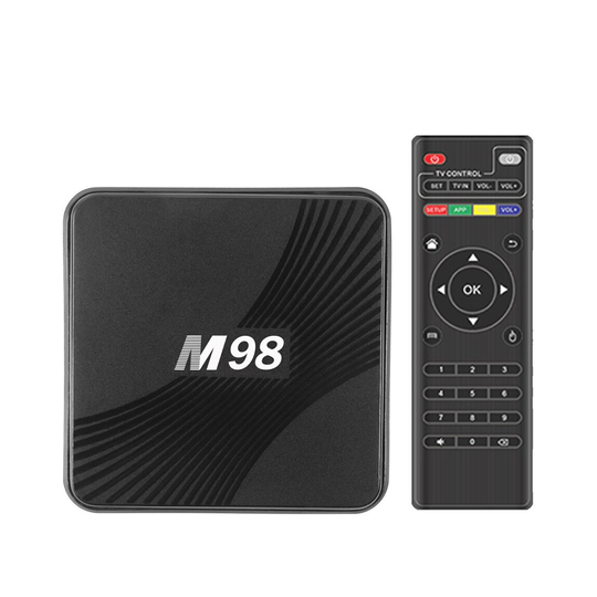M98 Smart TV Box Android 11 2.4G&5G 1080P HD 4K Media Player 2G+16G Set Top Box S905W2 TV Box