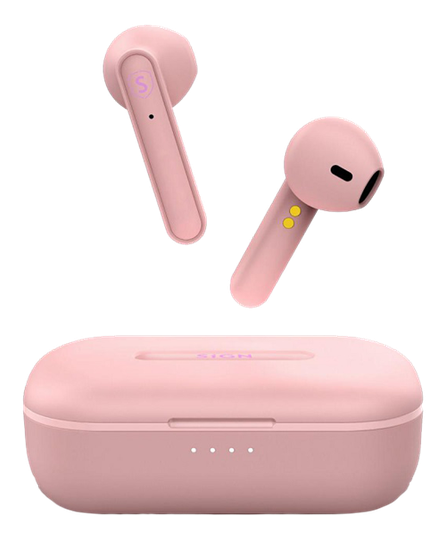 SiGN Freedom Wireless In-ear Buds, Pink
