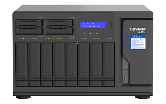 QNAP TVS-h1288X-W1250-16G 12-Bay