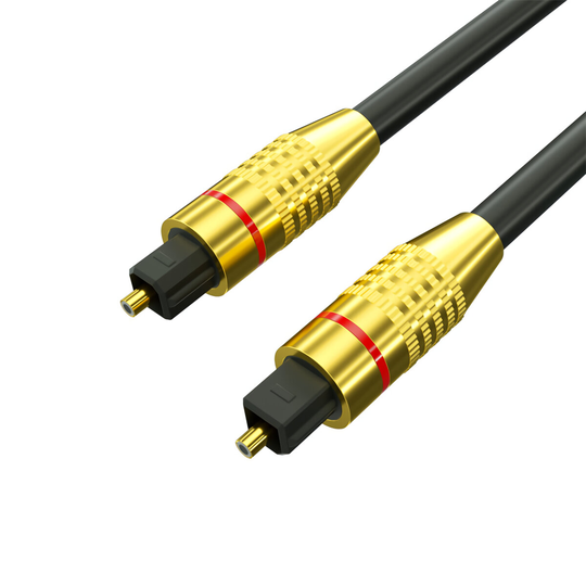 GCX Digital optisk ljudkabel Toslink manlig till manlig SPDIF Fiberoptisk ljudkabel för förstärkare Blue-ray Player Xbox