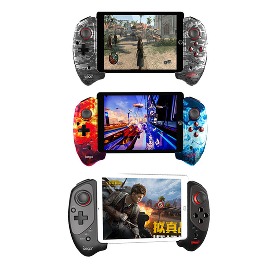 Ipega PG-9083 Trådlös Bluetooth Spelkontroll Teleskopisk Joystick Gamepad Lämplig för Tablet TV Box Telefon Android IOS