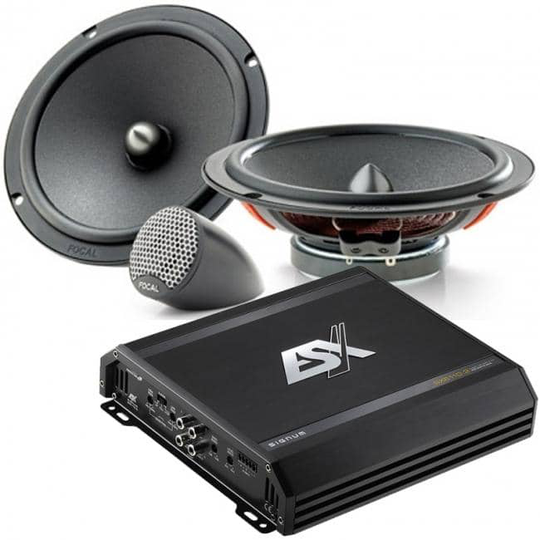 Focal ISU165 6.5" erillissarja + SXE110.2 vahvistin