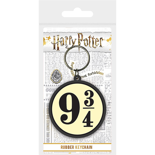 CDU Rubber Keychains Harry Potter (9 and Three Quarters)