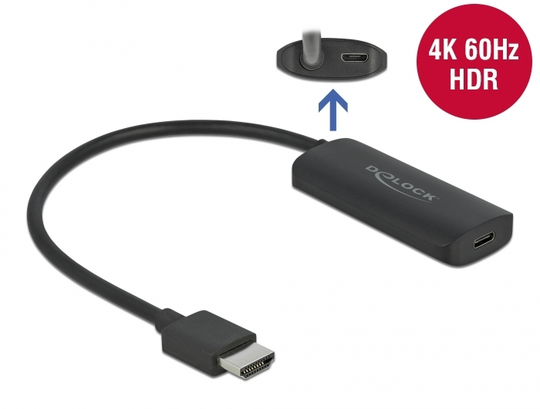 Delock Adapter HDMI-A Male To USB Type-C™ Female (DP Alt Mode) 4K 60 H