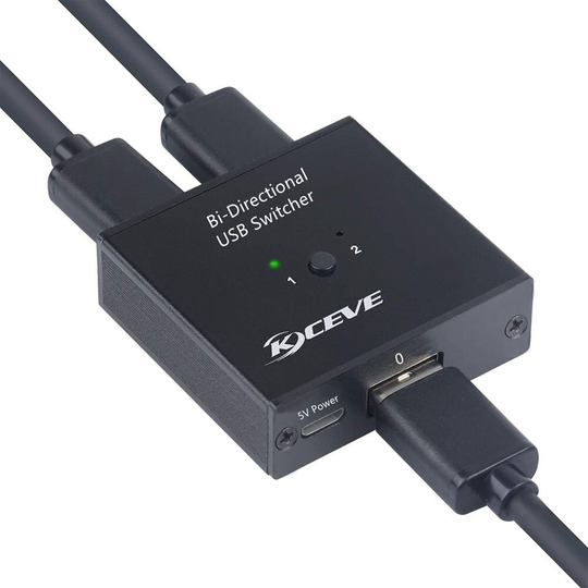 AIMOS U201 USB2.0 Switch för datorer Smart TV Android-telefoner DVR USB Switch Splitter