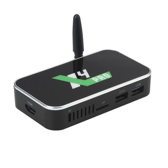 Ugoos X4Q Pro Smart TV Box Android 11.0 2G+16GB TV BOX Amlogic S905X4 2.4G/5GHz Dual Band WiFi BT5.1 4K 1000M Set Top Bo