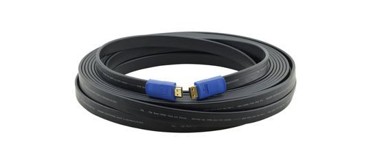 KRAMER C-HM/HM/FLAT/ETH-3 FLAT HDMI (MALE - MALE) CABLE WITH ETHERNET (3') 0.9M