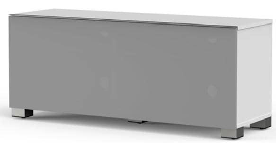 Meliconi MyTV Stand 12040F laitetaso kangasovella, valkoinen