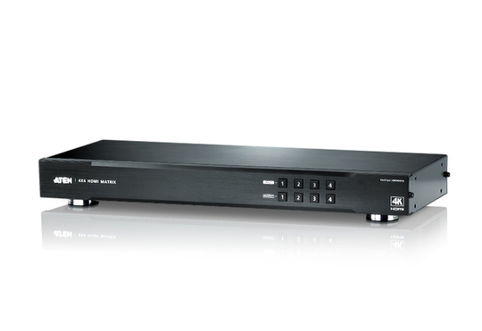 ATEN HDMI-matriisikytkin, 4x4, 4K, Dolby True HD Ja DTS HD, Musta