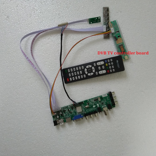 Kit for LP156WH1(TL)(C1) DVB-T DVB-C 1 CCFL 1366X768 HDMI LCD Controller board 15.6" USB AV digital TV Panel VGA 30pin