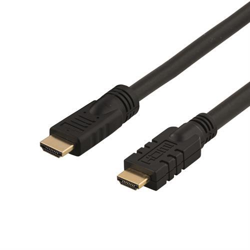 DELTACO HDMI-kaapeli, Aktiivinen, Uros - Uros, 1080p, V1.4, 5m, Musta