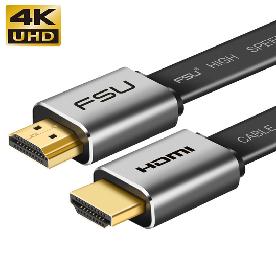 för FSU HDMI-kompatibel kabel 4K*2K 60Hz High Speed 2.0 Videokabel 3D 1080P HD 1M/2M/3M Lång för Monitor TV PS3/4 Datorp