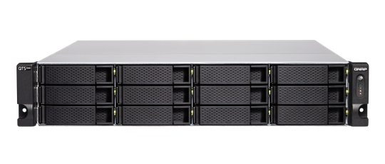 QNAP 12-bay QTS Hero NAS Ryzen 128GB