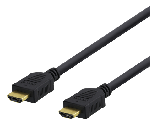 DELTACO HDMI-kaapeli, High-Speed, 10 M, Ethernet, 4K UHD, Must