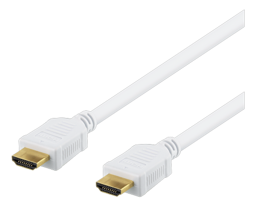 DELTACO High-Speed Premium HDMI -kaapeli, 3m, Ethernet, 4K UHD, Valk.