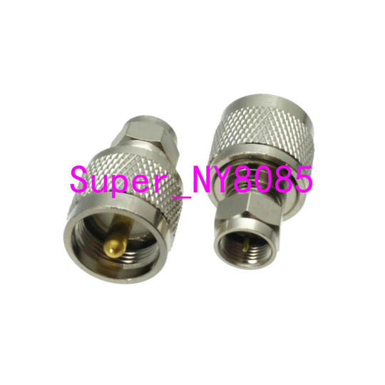 1pce Adapter UHF PL259 male plug to F TV male connector straight M/M for DVB-T TV