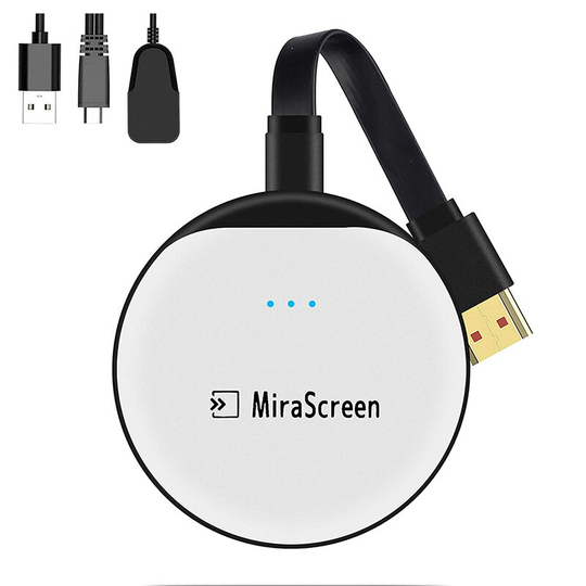MiraScreen G23 2,4G/5G WiFi Visa Dongle Trådlös skärmspegeladapter Stöd för 4K UHD TV Stick med Miracast DLNA Airrplay A