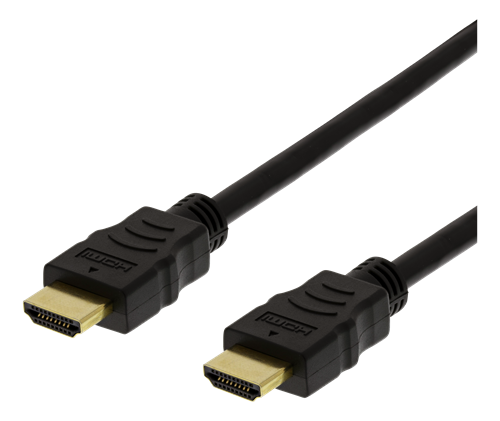 DELTACO Taipuisa HDMI-kaapeli, 4m, 4K UHD, Musta