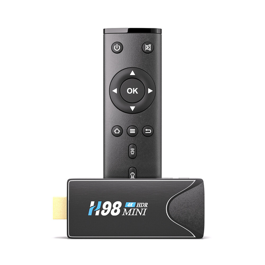 H98mini H313 Smart TV Stick Android 10.0 2G+16GB Stöd Blåtand WiFi TV BOX 4K HDR H.265 TV-mottagare Set Top Box